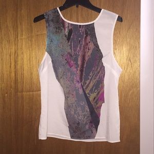 Sparkle and Fade sleeveless blouse Sz L